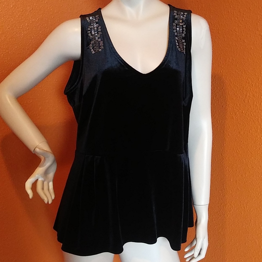 Lane Bryant Black Tank Top